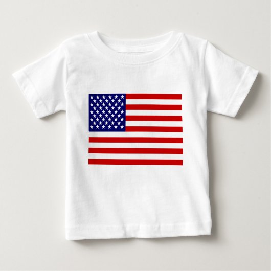 Amerikanische Flagge Baby T-shirt (Vorderseite)
