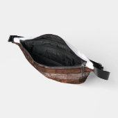 Amerikanische Flagge Backsteinmauer Bauchtasche (Offen)