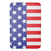 Amerikanische Flagge Badematte (Vorderseite Vertikal)