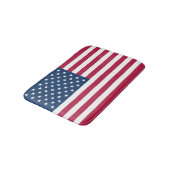 Amerikanische Flagge Badematte (Schrägansicht)