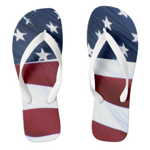 Amerikanische Flagge Badesandalen