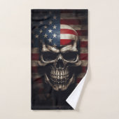 Amerikanische Flagge Badhandtuch Set (Handtuch)