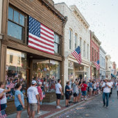Amerikanische Flagge Banner