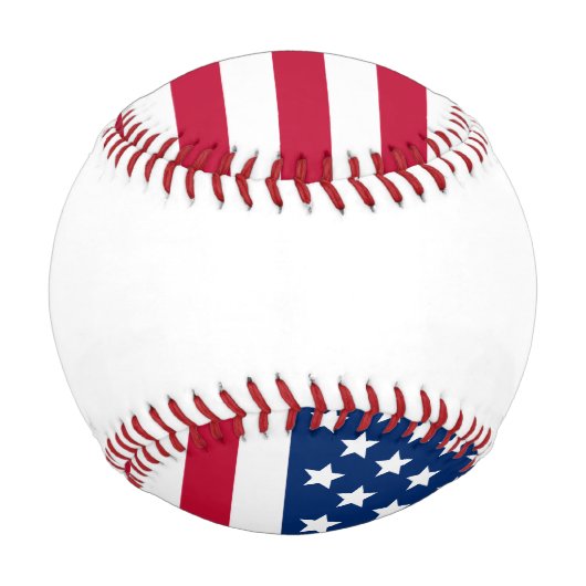 Amerikanische Flagge Baseball (Rückseite)