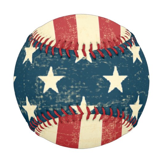 Amerikanische Flagge Baseball (Vorderseite)
