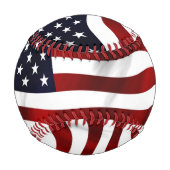 Amerikanische Flagge Baseball (Vorderseite)