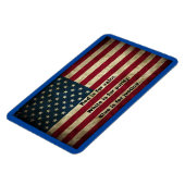 Amerikanische Flagge - Bedeutung von Farben Magnet (Linke Seite)