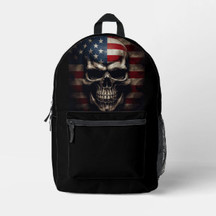 Amerikanische Flagge Bedruckter Rucksack