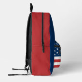Amerikanische Flagge Bedruckter Rucksack (Links)