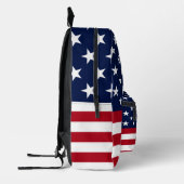 Amerikanische Flagge Bedruckter Rucksack (Links)