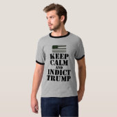 Amerikanische Flagge: Behalten Sie ruhig und T-Shirt (Vorne ganz)