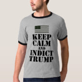 Amerikanische Flagge: Behalten Sie ruhig und T-Shirt (Vorderseite)