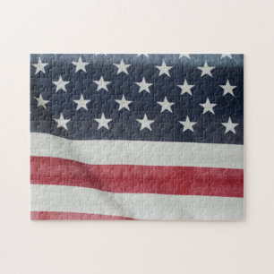 Amerikanische Flagge beim Sussex County angemessen Puzzle