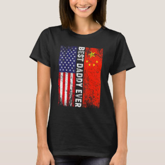 Amerikanische Flagge - Beste Daddy-Ever-Familie T-Shirt