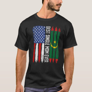 Amerikanische Flagge - beste Single Mama Ev. T-Shirt