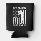 Amerikanische Flagge bester Opa nach Par Dosenkühler (Vorderseite)