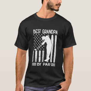 Amerikanische Flagge bester Opa nach Par T-Shirt