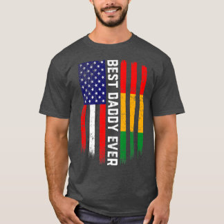 Amerikanische Flagge - Bester Papa je T-Shirt