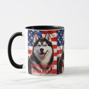 Amerikanische Flagge Bester Vater Aller Zeiten Hus Tasse