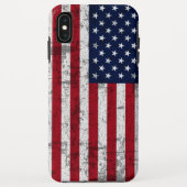 Amerikanische Flagge beunruhigt Case-Mate iPhone Hülle (Rückseite)