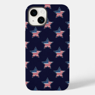 Amerikanische Flagge Blue Star schwanke US Flagge Case-Mate iPhone 14 Hülle