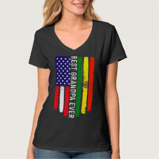 Amerikanische Flagge & Bolivien Beste Opa-Ever-Fla T-Shirt