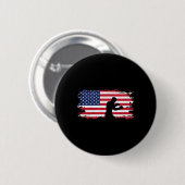 Amerikanische Flagge Boxen Bekleidung - Boxer Boxe Button (Vorne & Hinten)