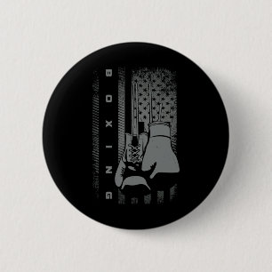 Amerikanische Flagge Boxen für Frauen Kinder Männe Button