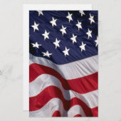 Amerikanische Flagge Briefpapier (Vorne/Hinten)