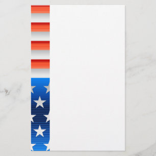 Amerikanische Flagge Briefpapier