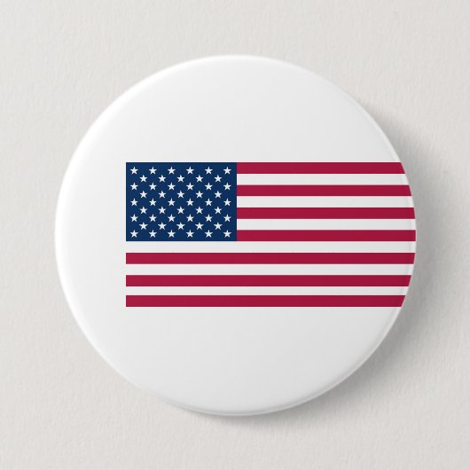 Amerikanische Flagge Button (Vorderseite)