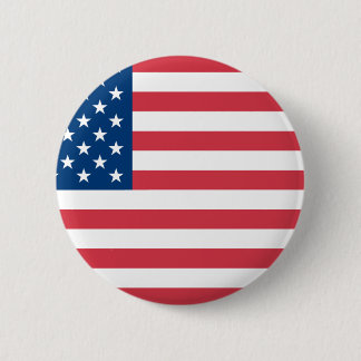 Amerikanische Flagge Button