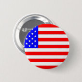 AMERIKANISCHE FLAGGE BUTTON (Vorne & Hinten)