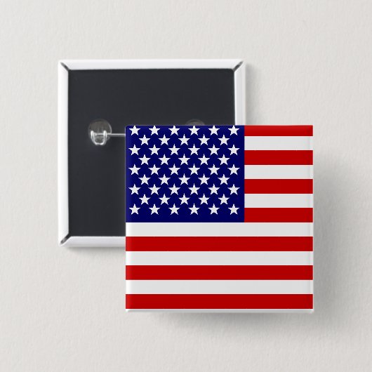 Amerikanische Flagge Button (Vorne & Hinten)