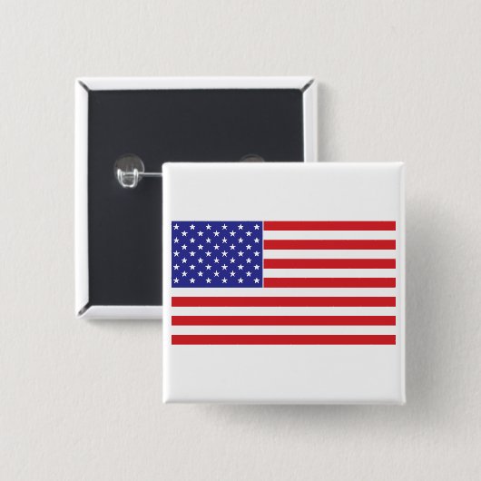 Amerikanische Flagge Button (Vorne & Hinten)