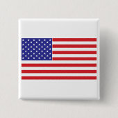 Amerikanische Flagge Button (Vorderseite)