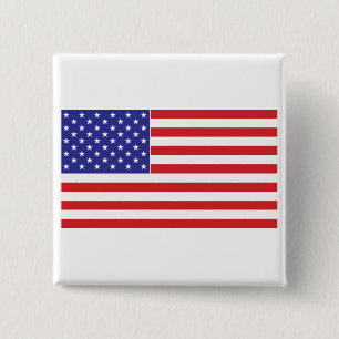 Amerikanische Flagge Button
