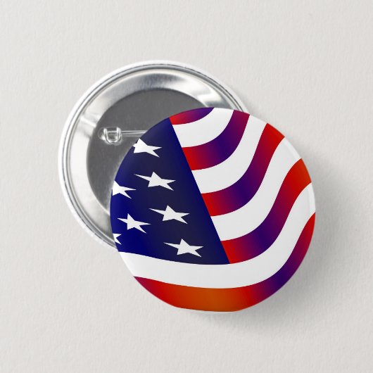 Amerikanische Flagge Button (Vorne & Hinten)
