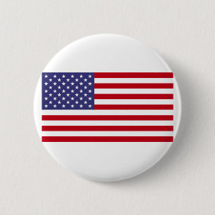 Amerikanische Flagge Button