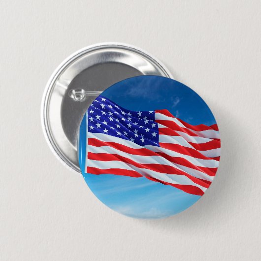 Amerikanische Flagge Button (Vorne & Hinten)