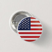 Amerikanische Flagge Button (Vorne & Hinten)