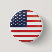 Amerikanische Flagge Button (Vorderseite)