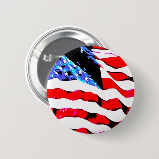 Amerikanische Flagge Button (Vorne & Hinten)