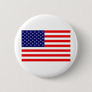 Amerikanische Flagge Button