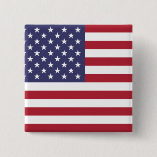 Amerikanische Flagge Button