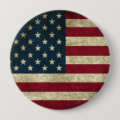 Amerikanische Flagge Button (Vorderseite)