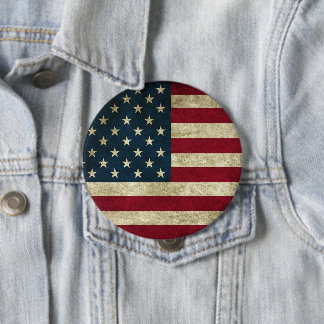 Amerikanische Flagge Button