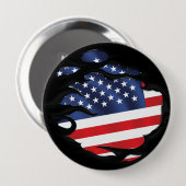 Amerikanische Flagge Button (Vorne & Hinten)