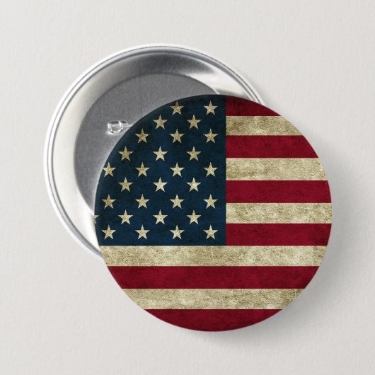 Amerikanische Flagge Button (Vorne & Hinten)