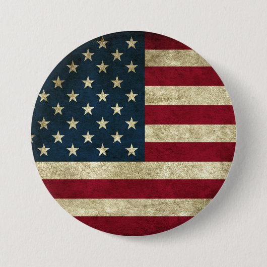 Amerikanische Flagge Button (Vorderseite)